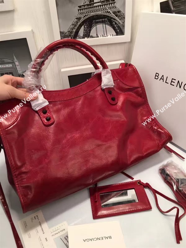 Balenciaga city wine large bag 4368