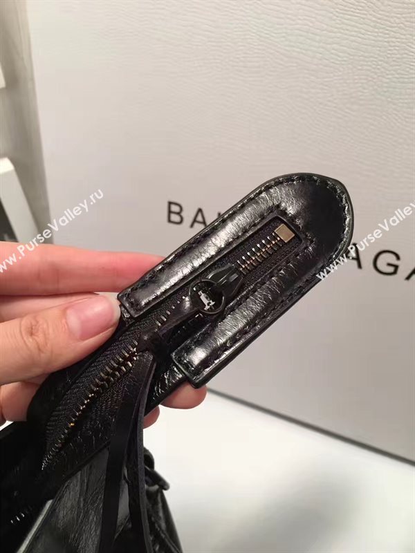 Balenciaga city black large bag 4369