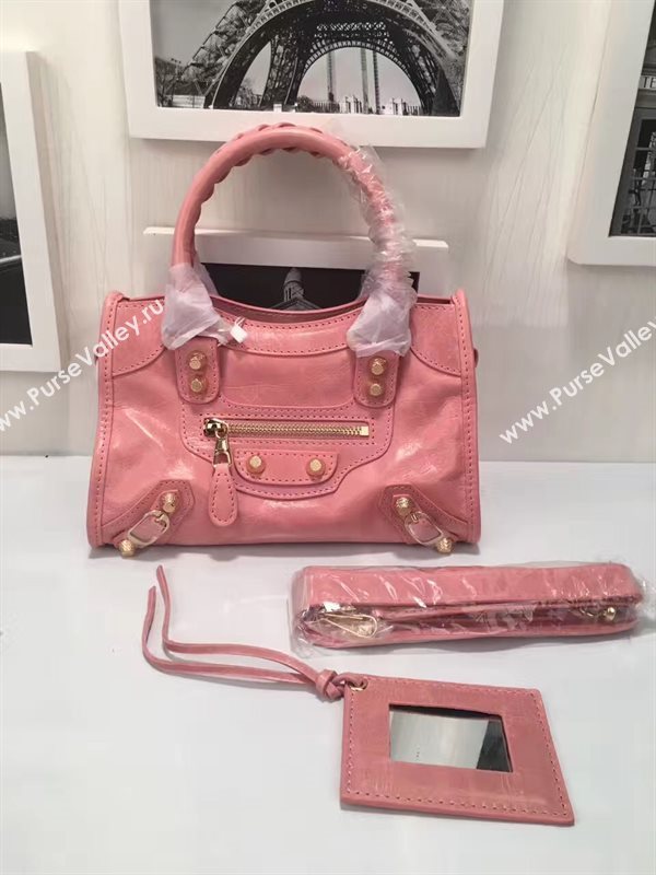 Balenciaga city pink mini bag 4375