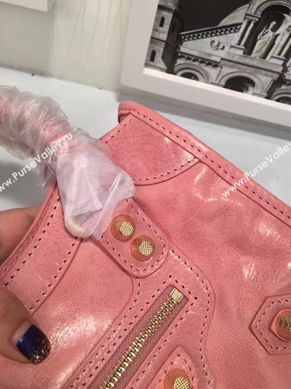 Balenciaga city pink mini bag 4375