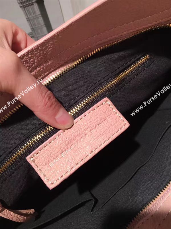 Balenciaga city large goatskin pink bag 4379