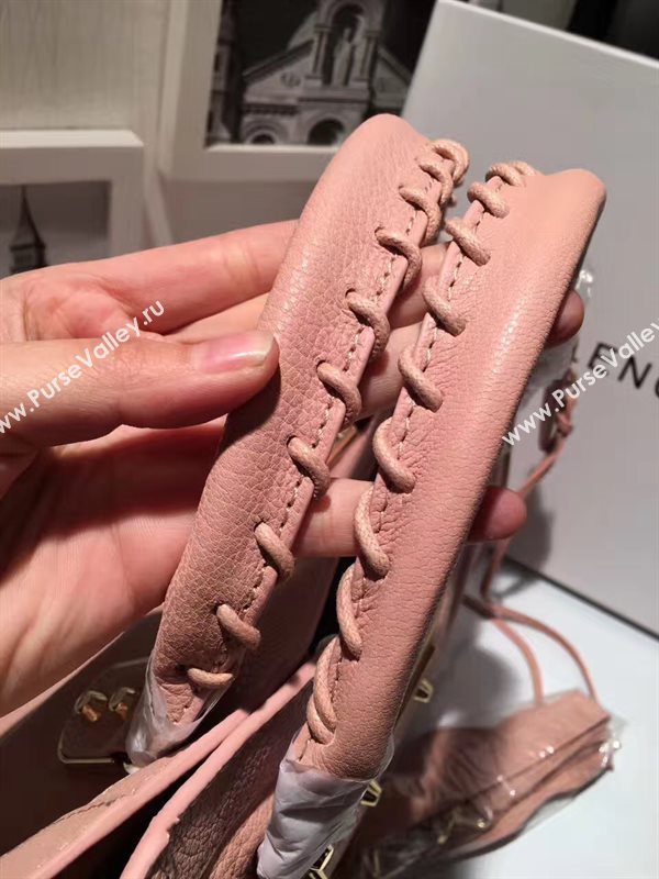 Balenciaga city large goatskin pink bag 4379