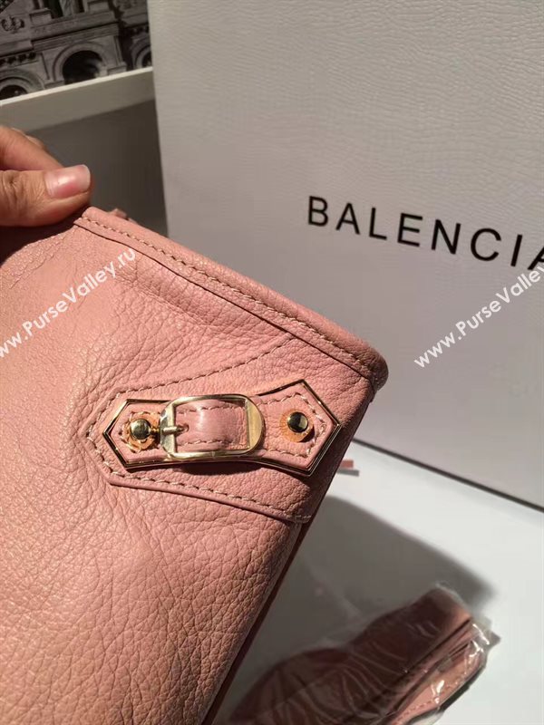 Balenciaga city large goatskin pink bag 4379