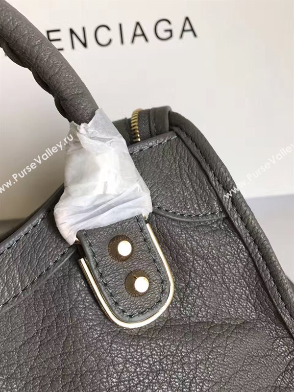 Balenciaga city gray goatskin mini bag 4384