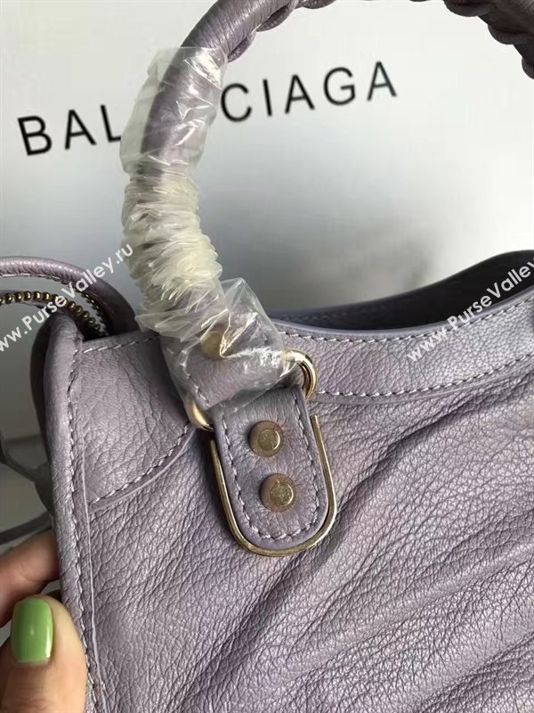 Balenciaga city mini gray goatskin bag 4386