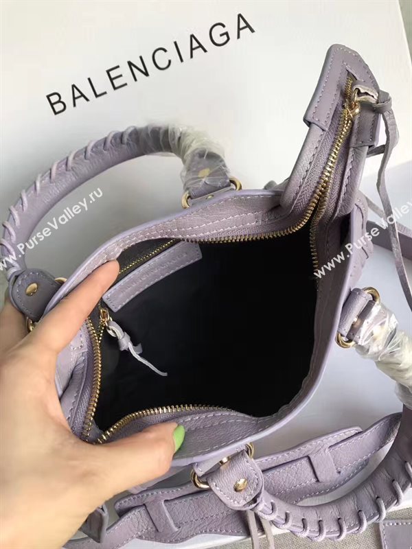 Balenciaga city mini gray goatskin bag 4386