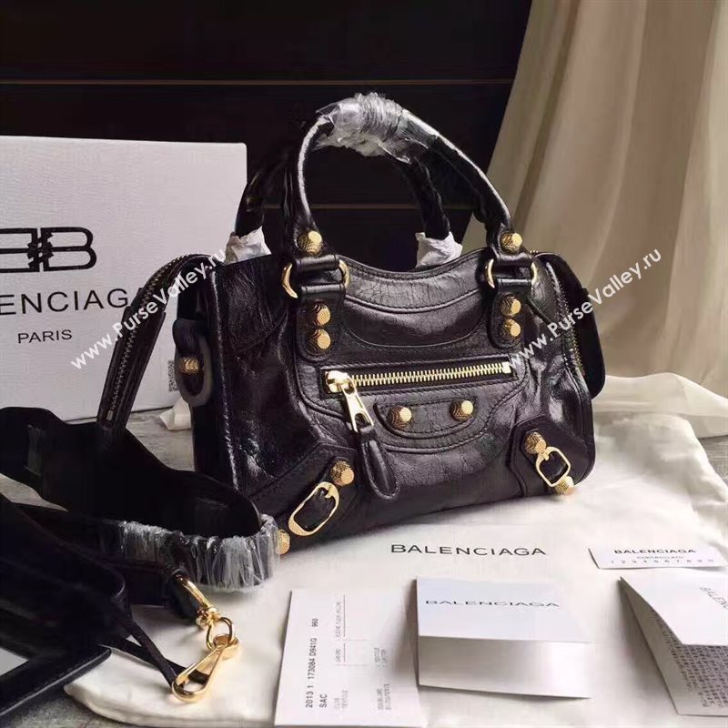 Balenciaga city black mini bag 4391
