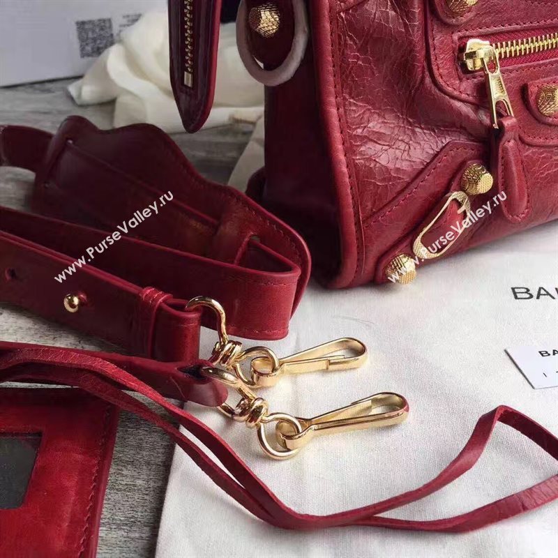 Balenciaga city mini wine bag 4392