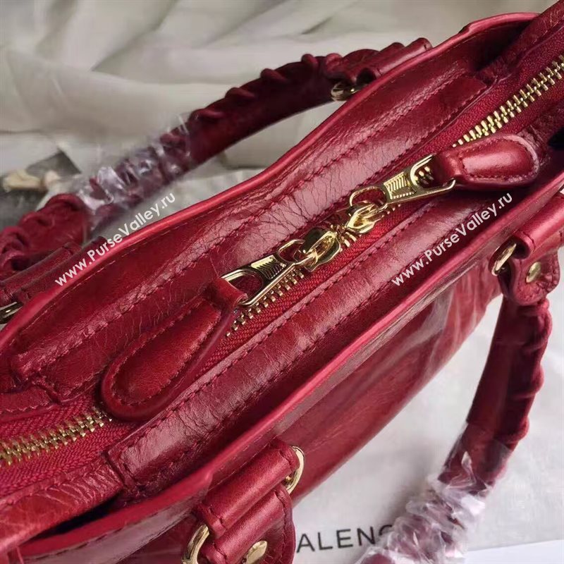 Balenciaga city mini wine bag 4392