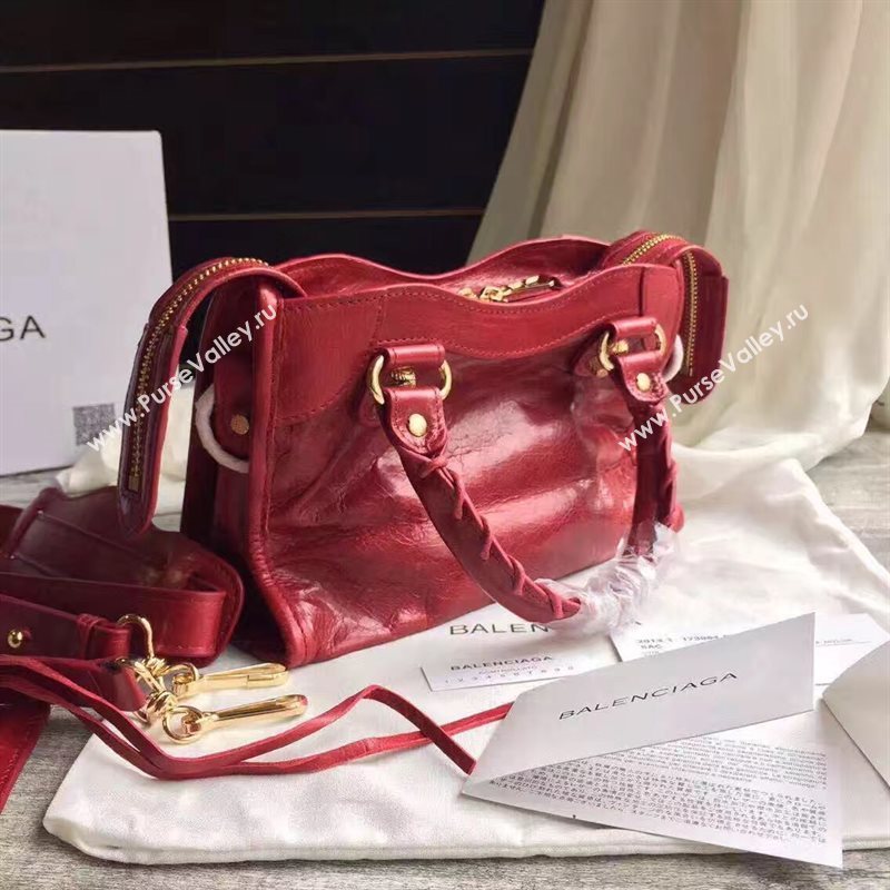 Balenciaga city mini wine bag 4392