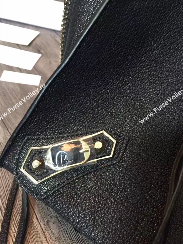 Balenciaga city large goatskin black bag 4394