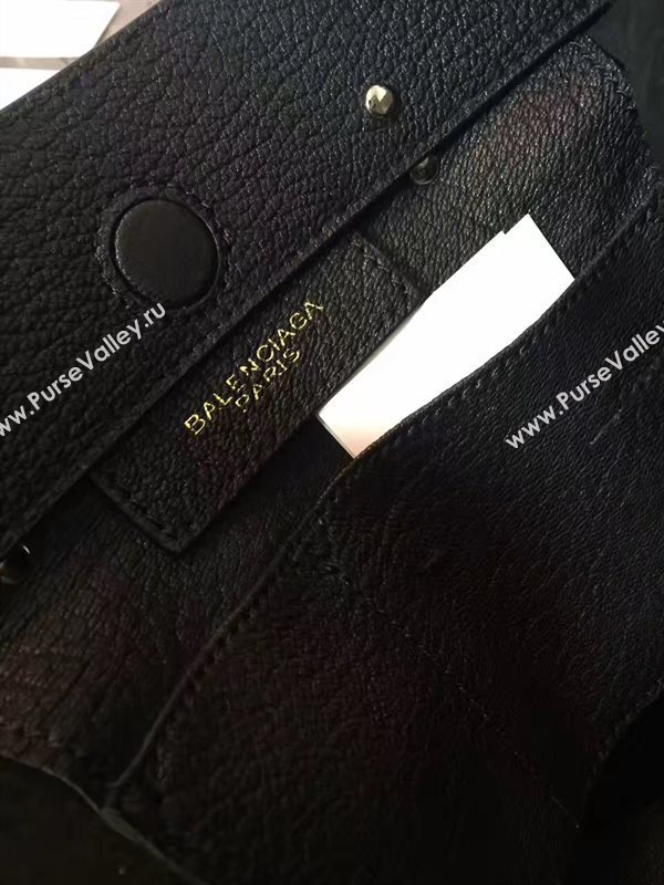 Balenciaga city large goatskin black bag 4394