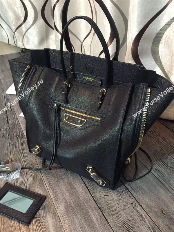 Balenciaga city large goatskin black bag 4394