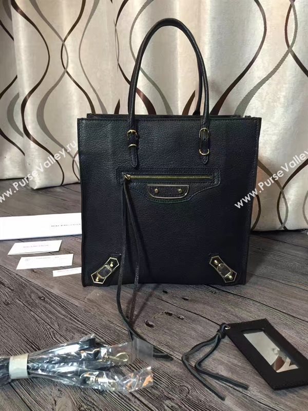 Balenciaga city large goatskin black bag 4394