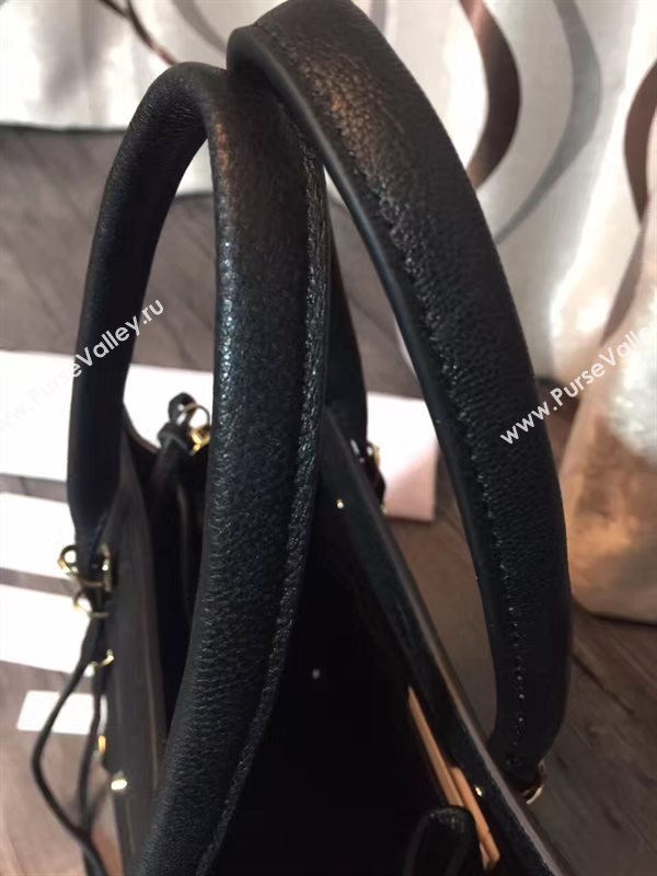Balenciaga city mini goatskin black bag 4395
