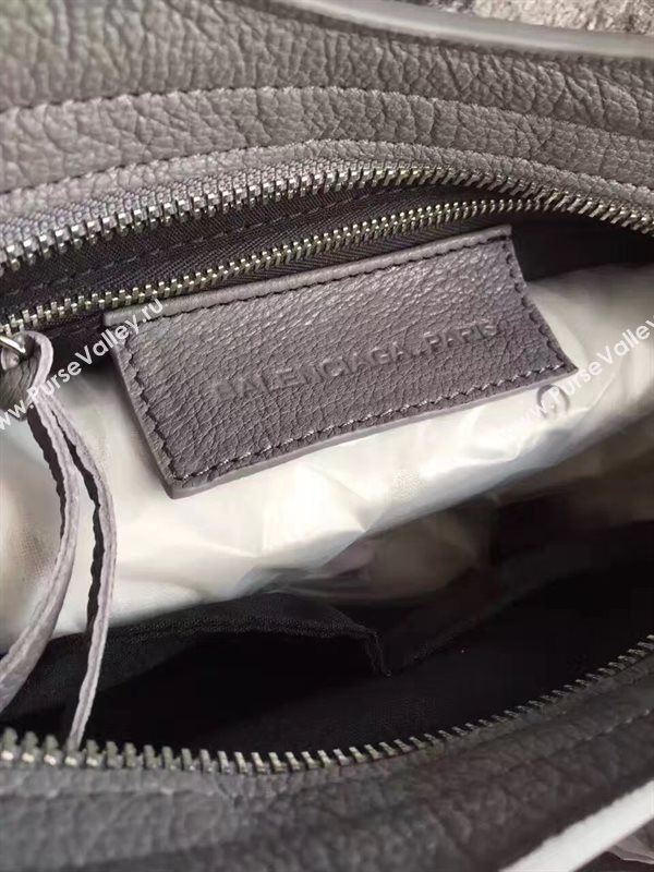 Balenciaga city mini gray goatskin bag 4396
