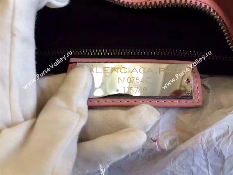 Balenciaga city large pink bag 4397