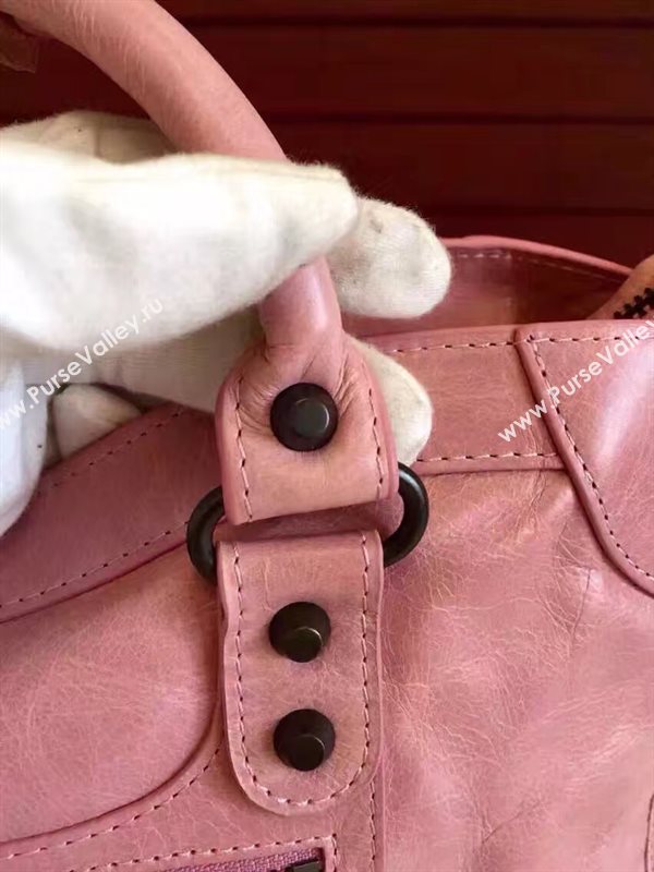 Balenciaga city large pink bag 4397