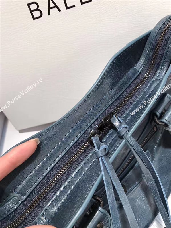 Balenciaga city small navy bag 4398