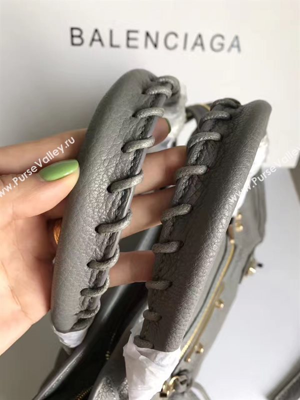 Balenciaga city gray goatskin mini bag 4399