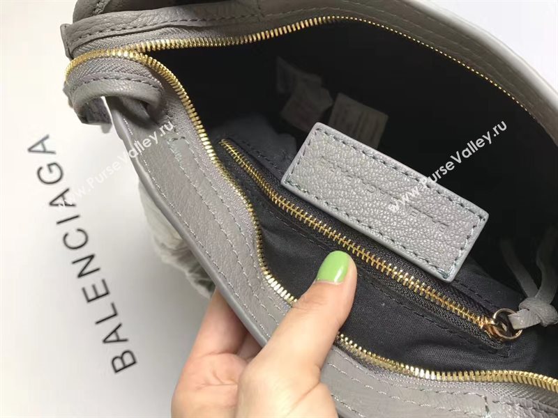 Balenciaga city gray goatskin mini bag 4399