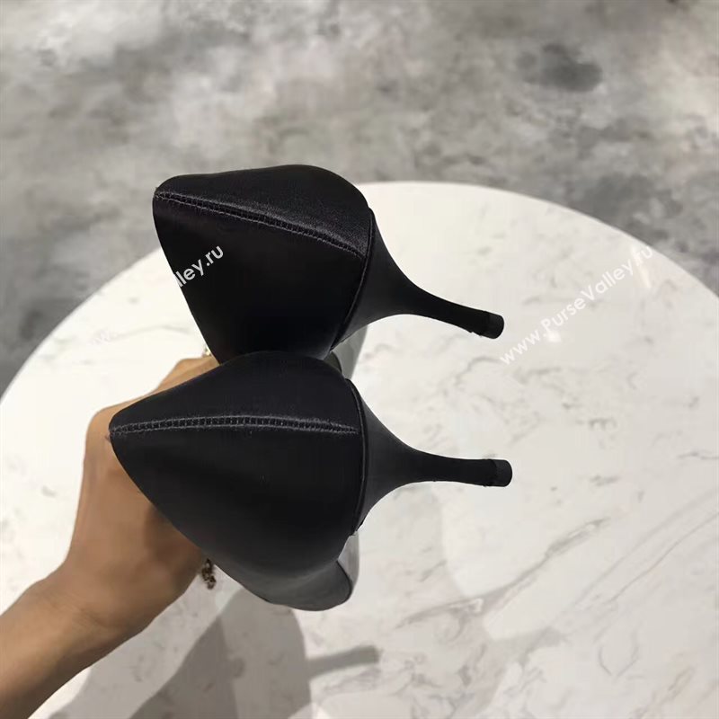 Roger Vivier RV 6.5 heels black sandals shoes 4303