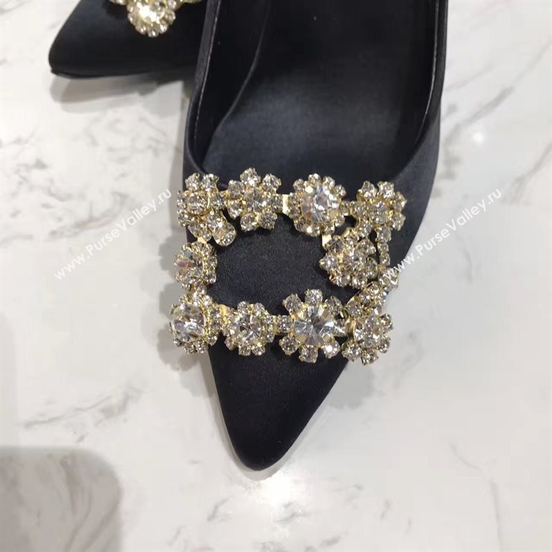 Roger Vivier RV 6.5 heels black sandals shoes 4304