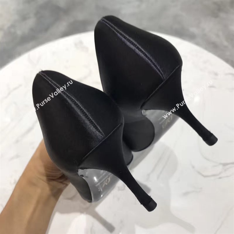 Roger Vivier RV 6.5 heels black sandals shoes 4304