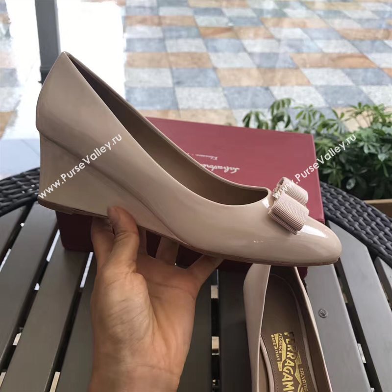 Ferragamo 6cm heels nude sandals shoes 4305