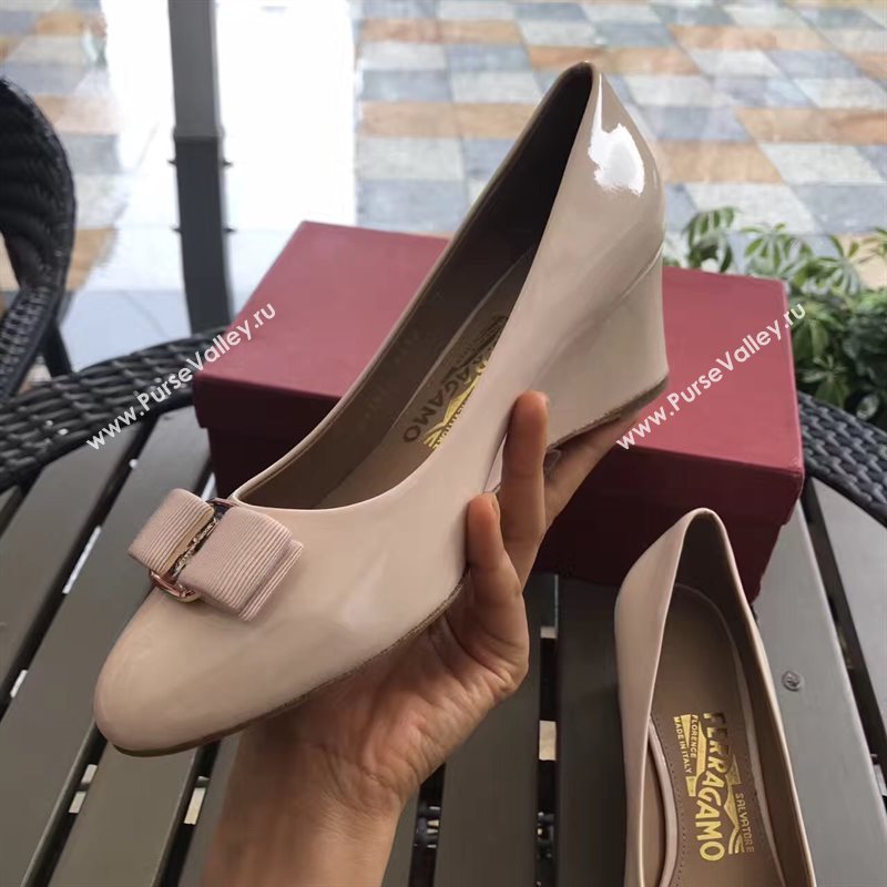 Ferragamo 6cm heels nude sandals shoes 4305