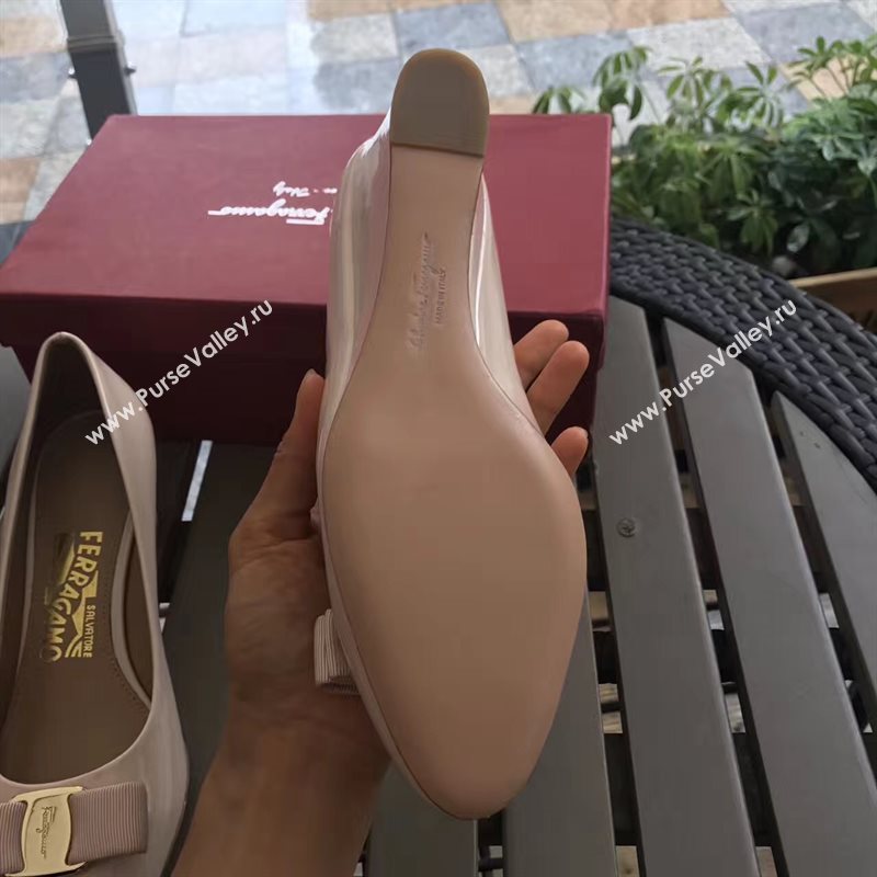 Ferragamo 6cm heels nude sandals shoes 4305