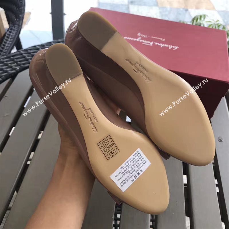 Ferragamo 6cm heels pink sandals shoes 4306