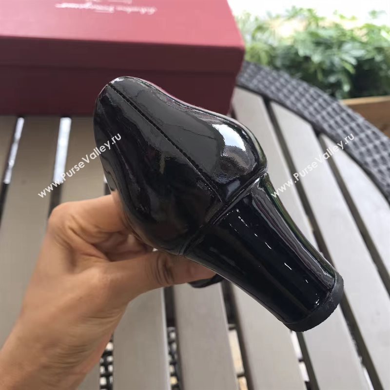 Ferragamo 6cm heels black sandals shoes 4307