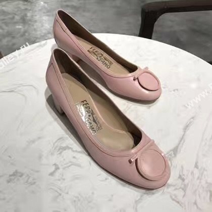 Ferragamo 4cm heels nude sandals shoes 4315