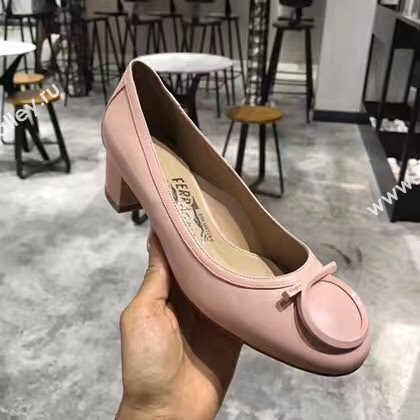 Ferragamo 4cm heels nude sandals shoes 4315