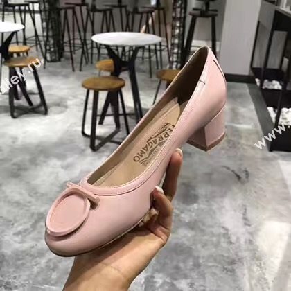 Ferragamo 4cm heels nude sandals shoes 4315