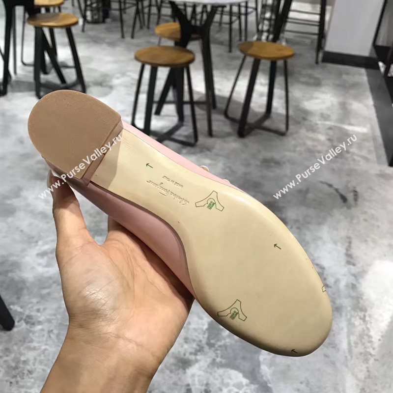 Ferragamo 4cm heels nude sandals shoes 4315