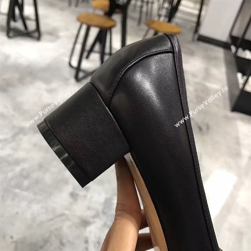 Ferragamo 4cm heels black sandals shoes 4316
