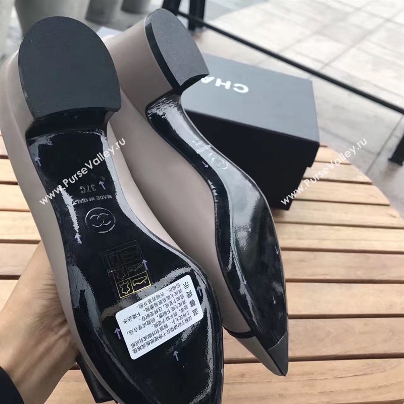 Chanel 4.5cm heels gray sandals Shoes 4317