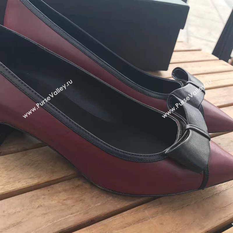 Chanel 4.5cm heels wine sandals Shoes 4318
