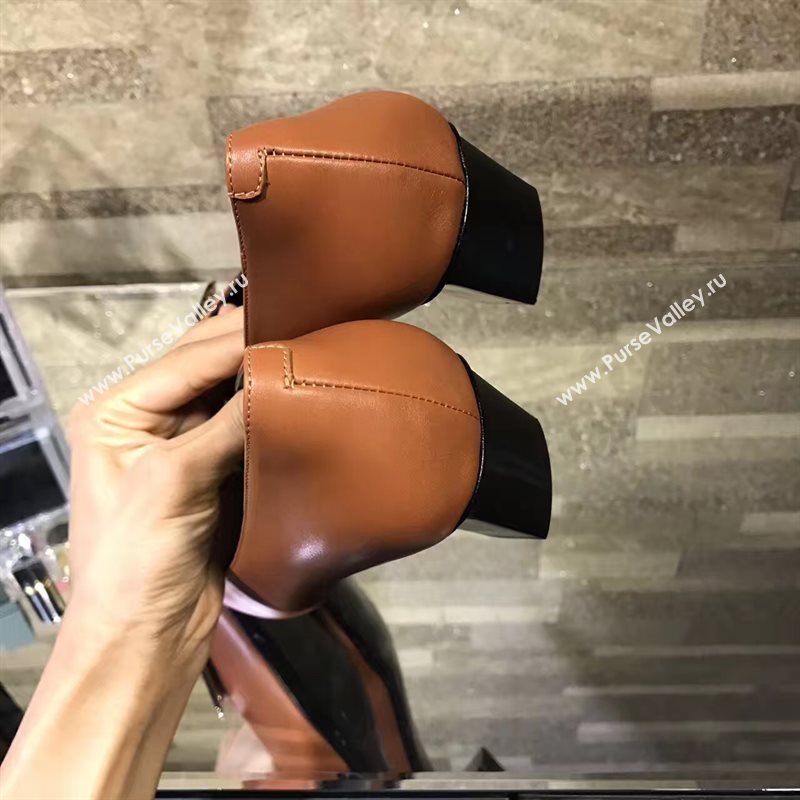 Roger Vivier RV 4.5cm heels orange sandals shoes 4328