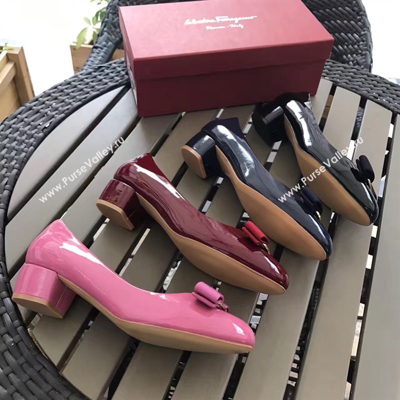 Ferragamo 3.5cm heels paint sandals shoes 4333