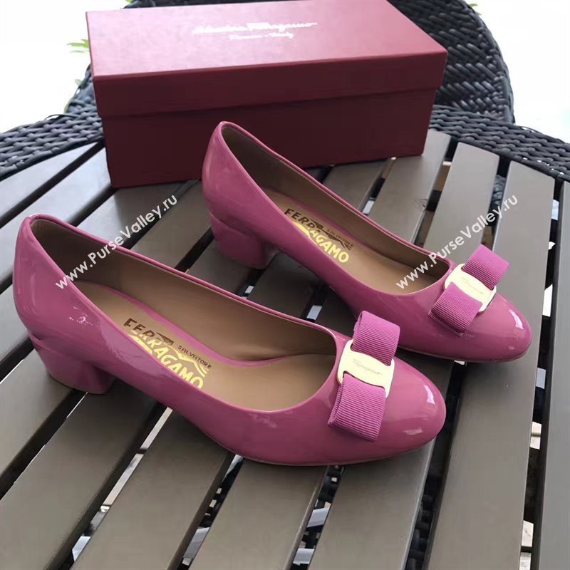 Ferragamo 3.5cm heels pink sandals shoes 4334