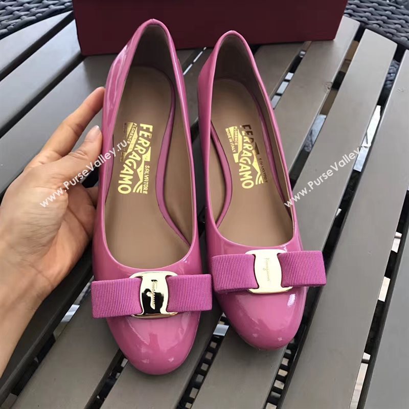 Ferragamo 3.5cm heels pink sandals shoes 4334