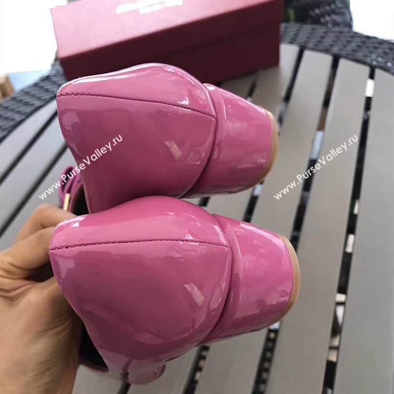 Ferragamo 3.5cm heels pink sandals shoes 4334