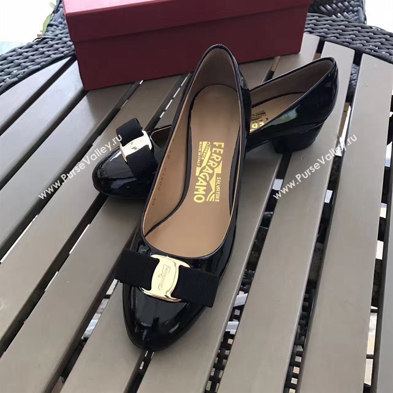 Ferragamo 3.5cm heels sandals black black shoes 4336