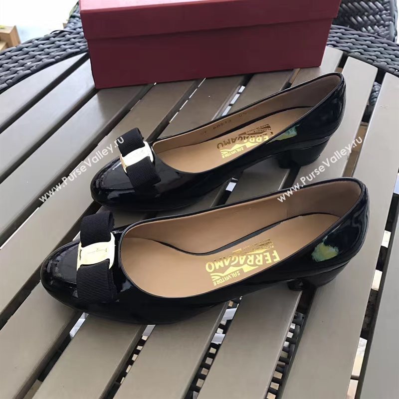 Ferragamo 3.5cm heels sandals black black shoes 4336