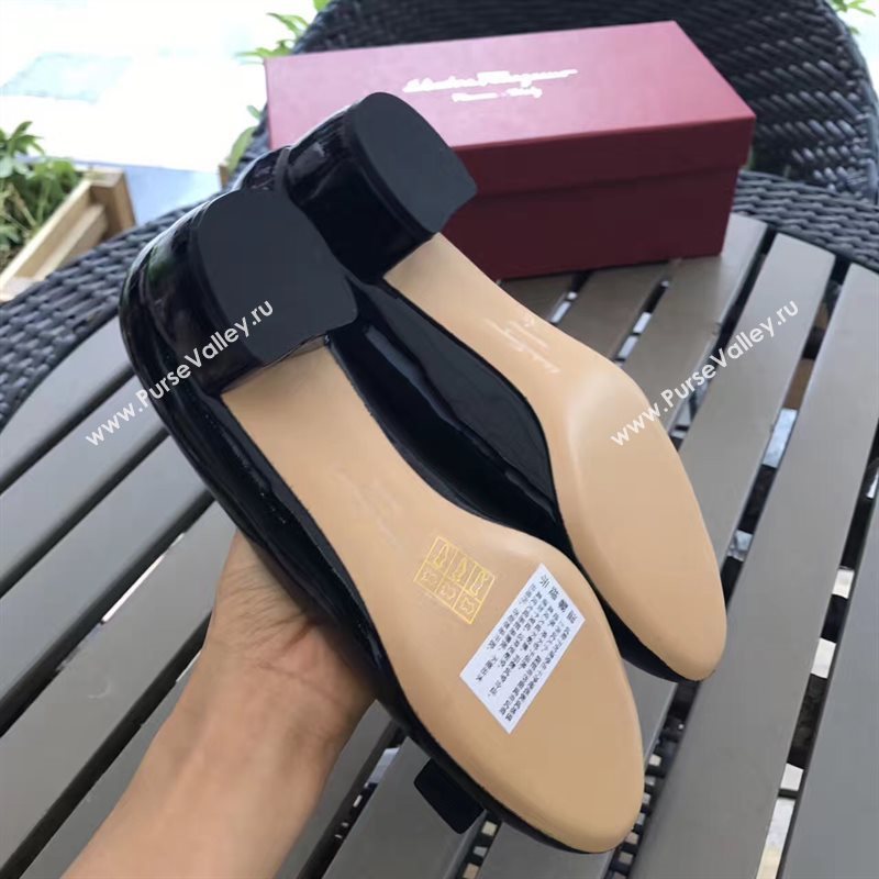 Ferragamo 3.5cm heels sandals black black shoes 4336