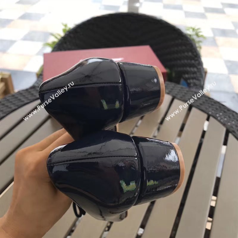 Ferragamo 3.5cm heels navy sandals shoes 4337