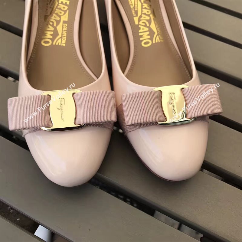 Ferragamo 3.5cm heels cream sandals shoes 4338